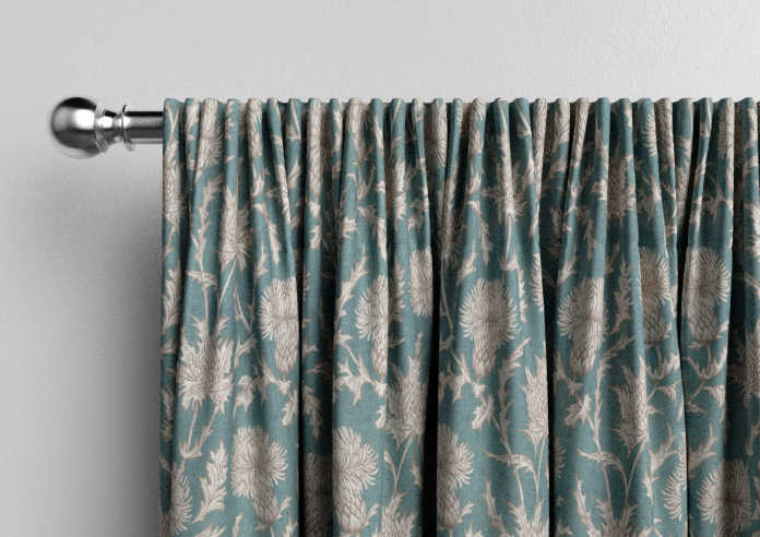 Carlina, Teal - Made to Measure Curtains - Image 9